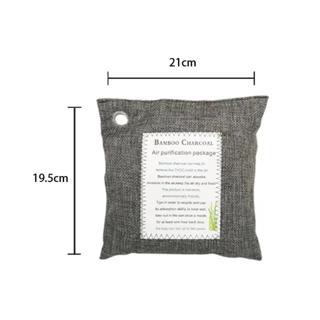 Natural Bamboo Charcoal Air Purifying Bags Activated Charcoal Odor Absorber Moisture Odor Eliminator for Car Closet Shoes