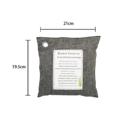 Natural Bamboo Charcoal Air Purifying Bags Activated Charcoal Odor Absorber Moisture Odor Eliminator for Car Closet Shoes